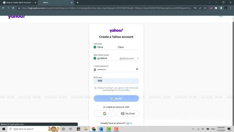 How to Create a Yahoo Account Easily